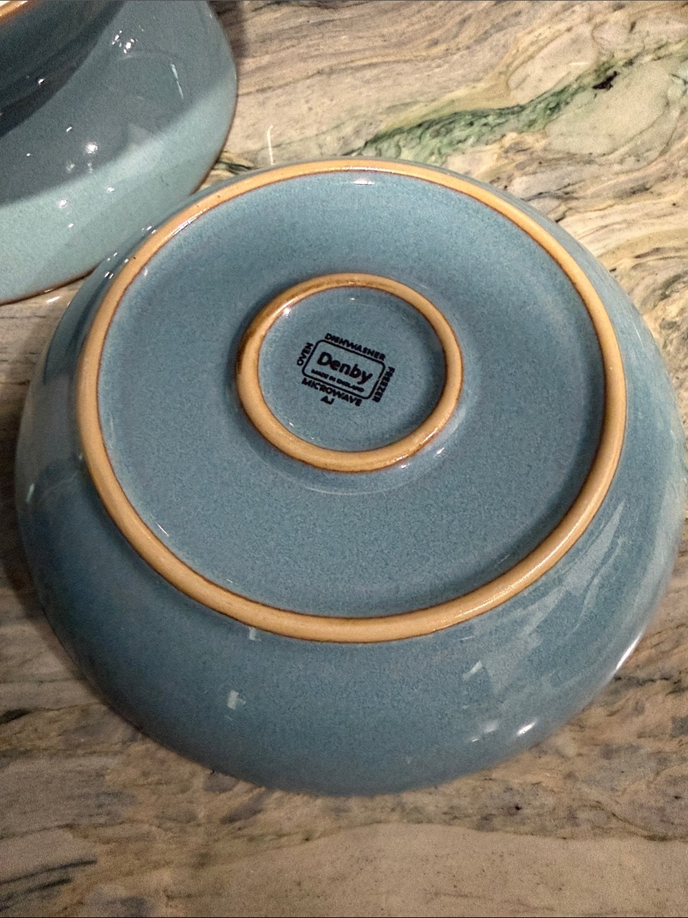 Set of 4 Blue Ombre Ceramic Bowls - Picture 5 of 8